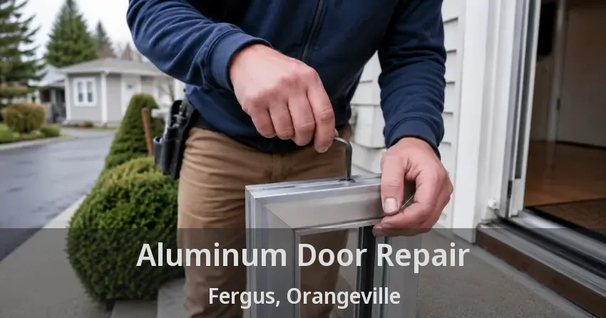 Aluminum Door Repair Fergus, Orangeville - ON