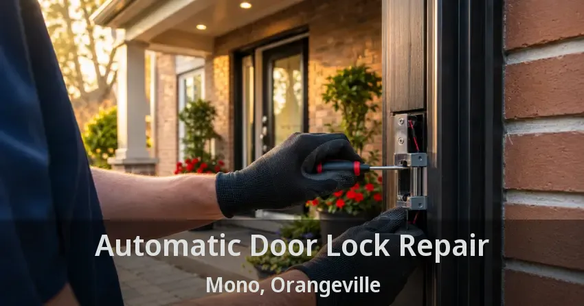 Automatic Door Lock Repair Mono, Orangeville - ON
