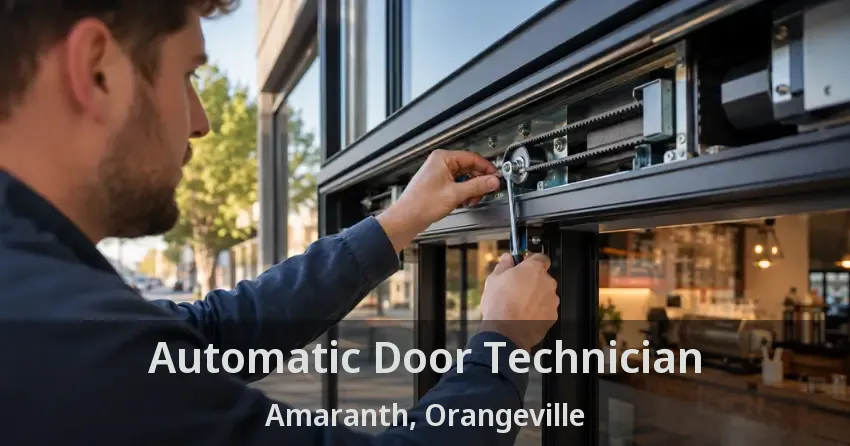 Automatic Door Technician Amaranth, Orangeville - ON