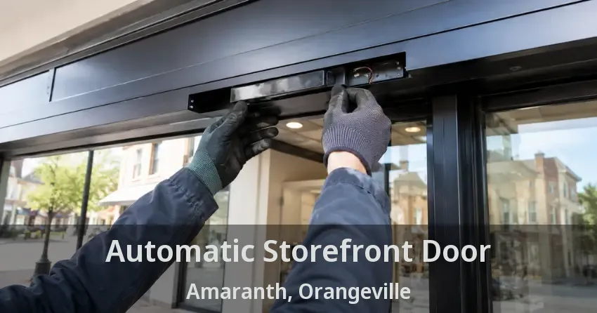 Automatic Storefront Door Amaranth, Orangeville - ON