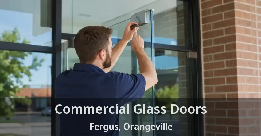 Commercial Glass Doors Fergus, Orangeville - ON