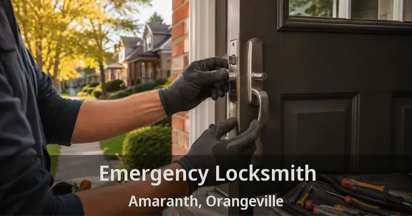 Emergency Locksmith Amaranth, Orangeville - ON
