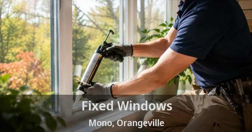 Fixed Windows Mono, Orangeville - ON