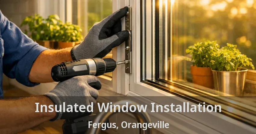 Insulated Window Installation Fergus, Orangeville - ON