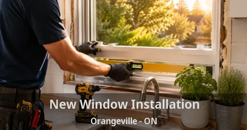 New Window Installation Orangeville - ON