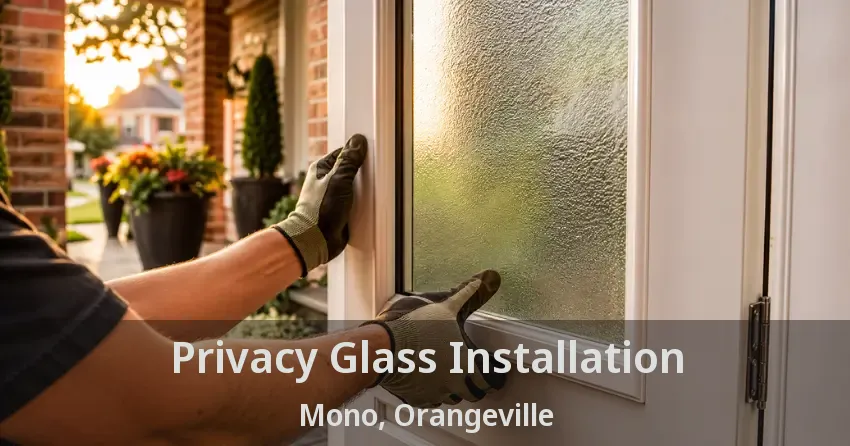 Privacy Glass Installation Mono, Orangeville - ON