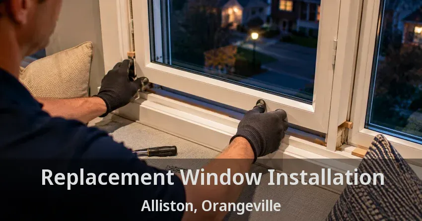 Replacement Window Installation Alliston, Orangeville - ON