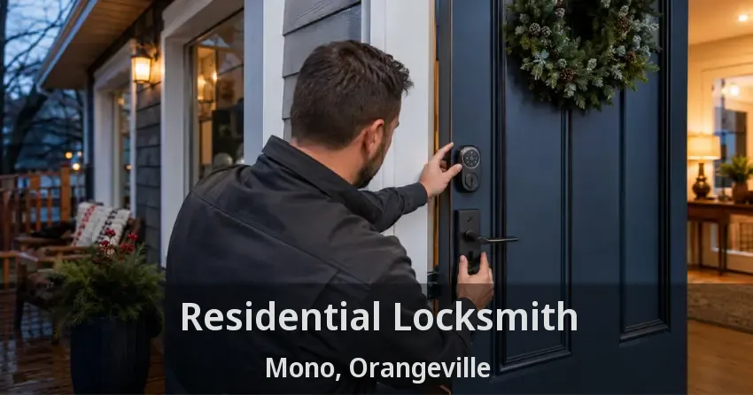 Residential Locksmith Mono, Orangeville - ON