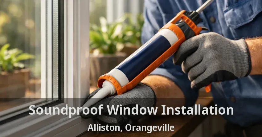 Soundproof Window Installation Alliston, Orangeville - ON
