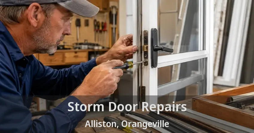 Storm Door Repairs Alliston, Orangeville - ON