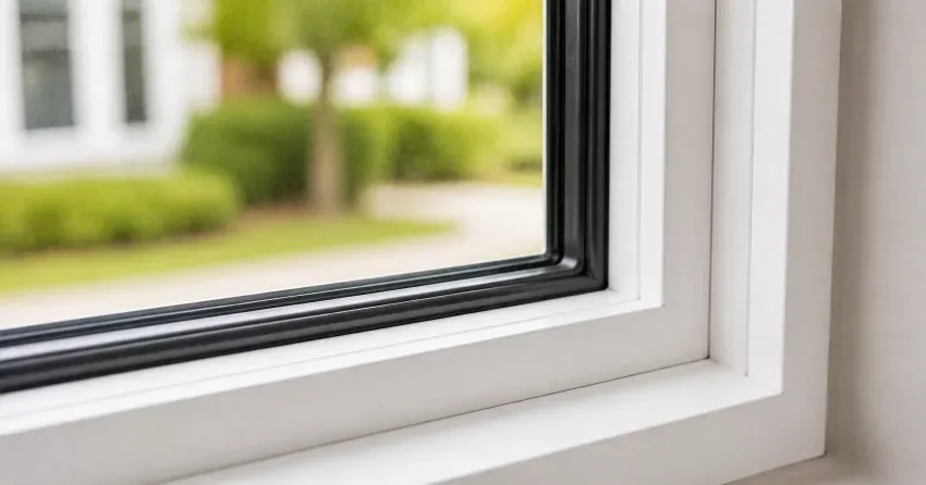 technician repairing window and door hardware in Arthur, Orangeville home