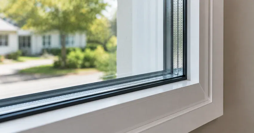 technician replacing window weatherstripping in Amaranth, Orangeville home