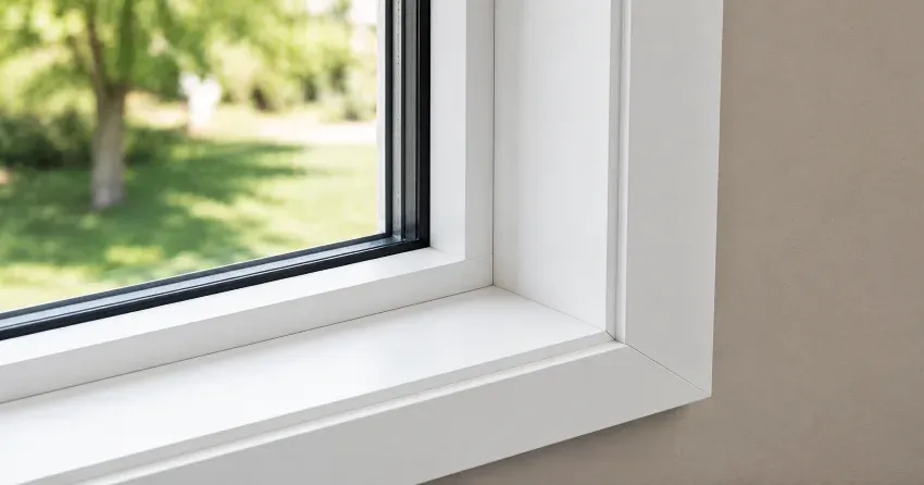 large picture window installed in a living room in Mono, Orangeville